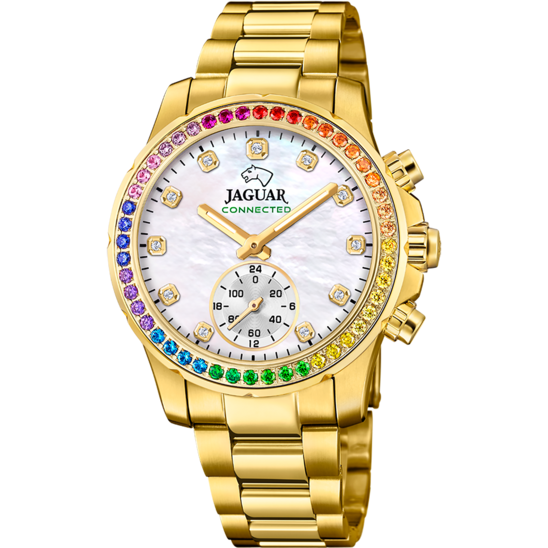 MONTRE FEMME JAGUAR CONNECTED LADY ARGENTÉE J983/4