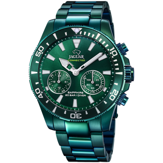 Green Men's watch JAGUAR CONNECTED MEN. J990/1