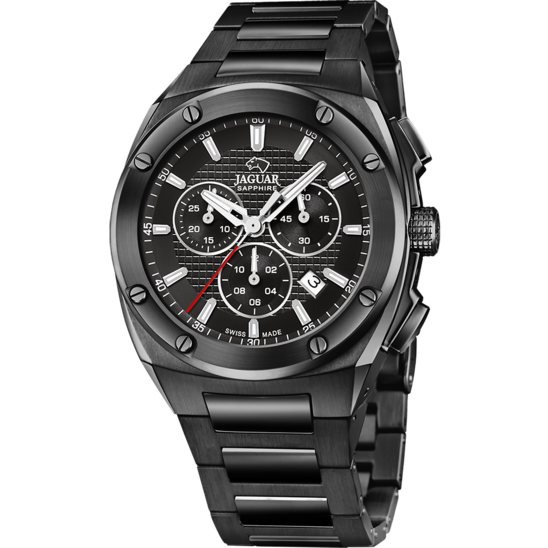 RELOJ SUIZO DE HOMBRE JAGUAR EXECUTIVE NEGRO J992/1