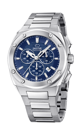 Blauw Heren zwitsers horloge JAGUAR EXECUTIVE. J805/B