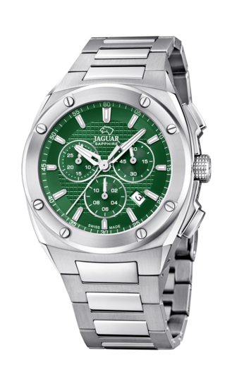 Groene Heren zwitsers horloge JAGUAR EXECUTIVE. J805/C