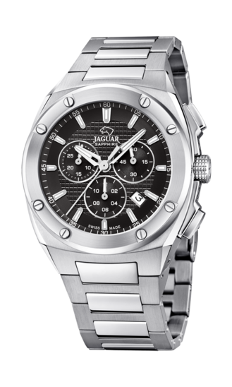 Zwarte Heren zwitsers horloge JAGUAR EXECUTIVE. J805/D