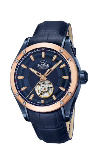 Relógio masculino JAGUAR OUVERTURE de cor azul. J812/A