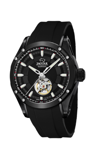 Zwarte Heren zwitsers horloge JAGUAR OUVERTURE. J813/1