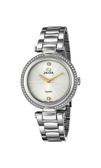 Relógio feminino JAGUAR COSMOPOLITAN de cor branca. J829/1