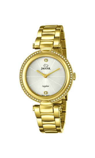 Relógio feminino JAGUAR COSMOPOLITAIN de cor dourada. J830/1