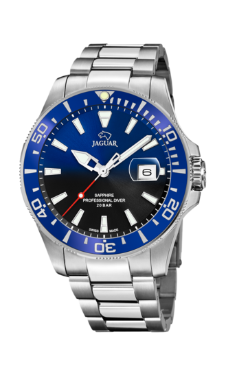 Blauw Heren zwitsers horloge JAGUAR EXECUTIVE. J860/5