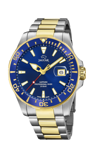 Relógio masculino JAGUAR PRO DIVER de cor azul. J863/C