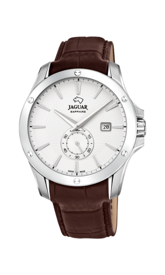 Zilveren Heren zwitsers horloge JAGUAR ACAMAR. J878/1
