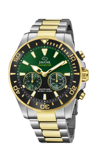 green Men's watch JAGUAR CONNECTED. J889/5