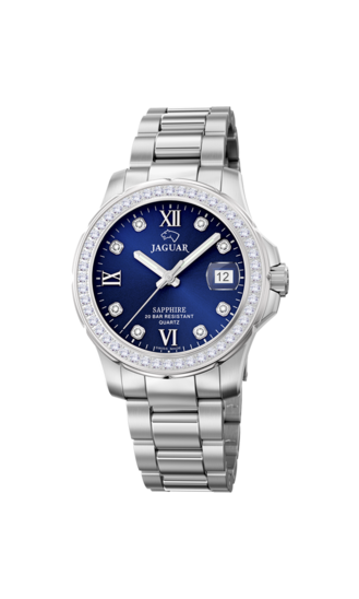 Blauw Dames zwitsers horloge JAGUAR EXECUTIVE DAME. J892/3
