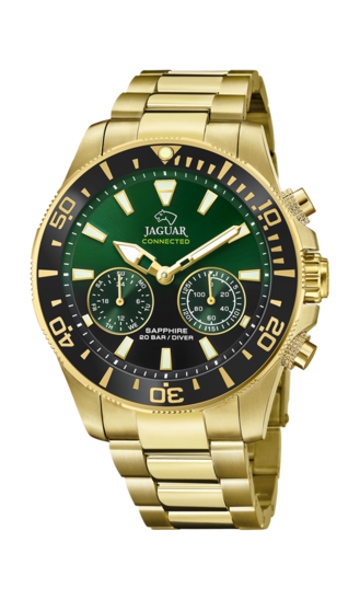 Relógio masculino JAGUAR CONNECTED MEN de cor verde. J899/5