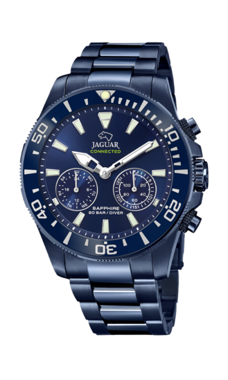 Reloj Jaguar J930/1 Azul Correa De Acero, Hombre
