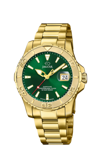 Reloj suizo de hombre JAGUAR COUPLE DIVER Verde J971/1