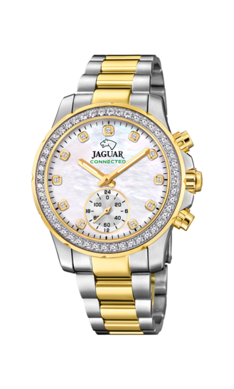Pearlescent white Women's watch JAGUAR CONNECTED LADY. J982/1