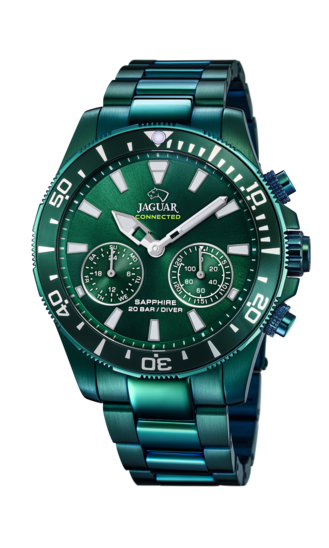 green Men's watch JAGUAR CONNECTED. J990/1