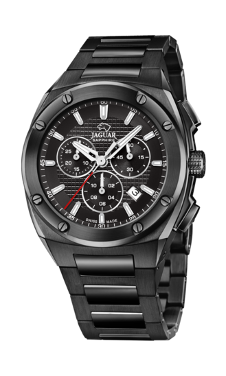 Zwarte Heren zwitsers horloge JAGUAR EXECUTIVE. J992/1