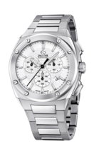 Men's JAGUAR Executive chronograph watch, silver dial. J805/A