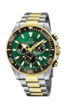 Men's JAGUAR Executive chronograph watch, green dial. J862/3