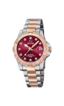 Women's JAGUAR Couple Diver analog watch, burgundy dial. J871/6
