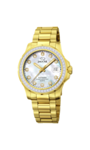 Parelwitte Dames zwitsers horloge JAGUAR EXECUTIVE DAME. J895/1