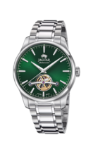 Men's JAGUAR Balancier automatic watch, green dial. J965/4