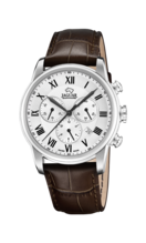 Zilveren Heren zwitsers horloge JAGUAR ACAMAR CHRONOGRAPHE. J968/5