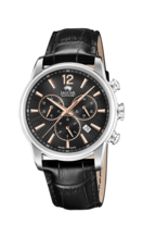 Men's JAGUAR Acamar chronograph watch, black dial. J968/6