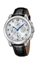 Zilveren Heren zwitsers horloge JAGUAR LE CHRONOGRAPHE. J975/1
