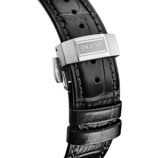 Relógio masculino JAGUAR AUTOMATIC BALANCIER de cor prateada. J966/1