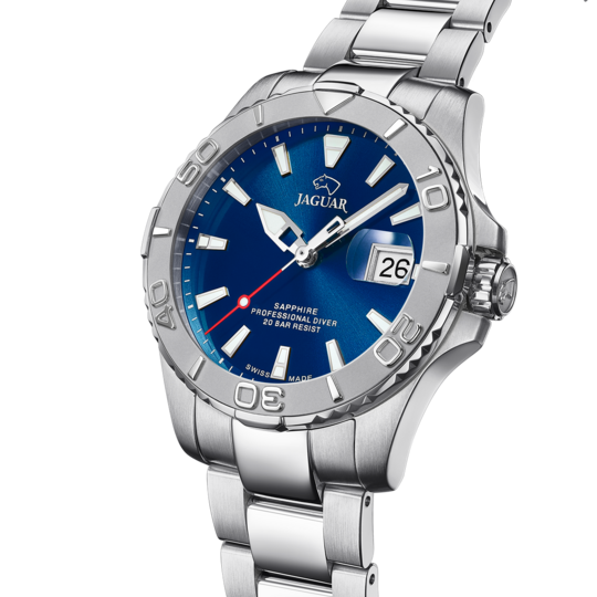 RELOJ SUIZO DE HOMBRE JAGUAR COUPLE DIVER AZUL J969/2