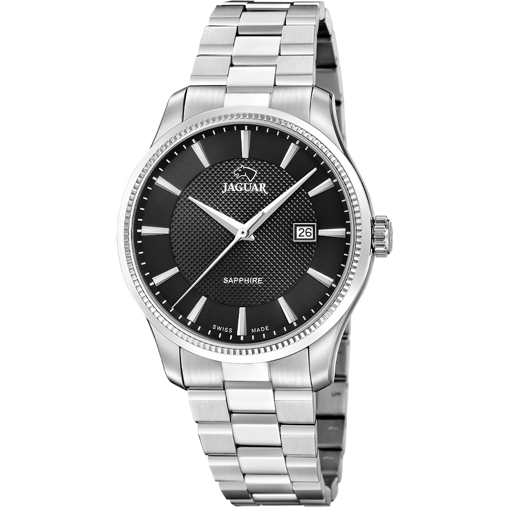 Jaguar Swiss Made men's black watch J1041/5