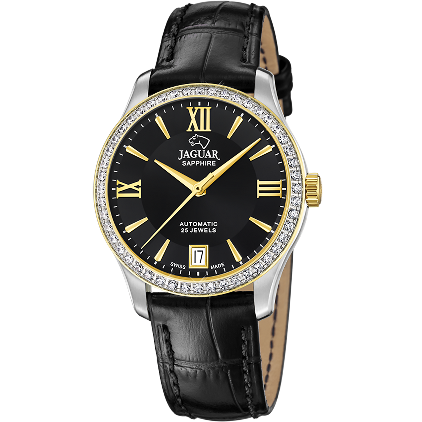 ジャンクSAPPHIRE PURE B850M WIFI52123-02-40G Black women's watch Jaguar Héritage J998/2