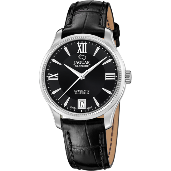 Zwarte Dames zwitsers horloge JAGUAR HÉRITAGE. J1000/B