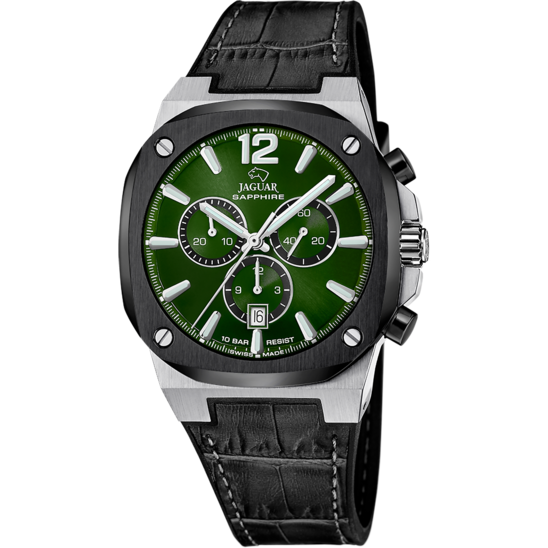 Reloj Jaguar Swiss Made J1026/5 Verde Hombre