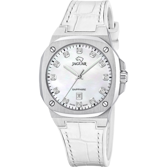 Reloj De Mujer Jaguar Swiss Made Rondcarre J1032/6