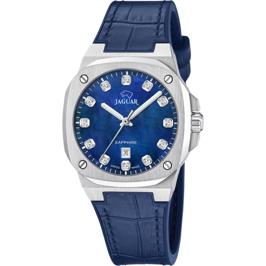Reloj De Mujer Jaguar Swiss Made Rondcarre J1032/7