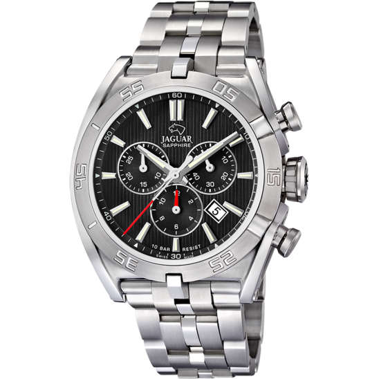 Zwarte Heren zwitsers horloge JAGUAR EXECUTIVE. J852/D
