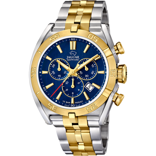 Blauw Heren zwitsers horloge JAGUAR EXECUTIVE. J855/A