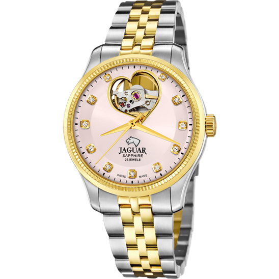 Reloj De Mujer Jaguar Swiss Made Automatic Balancier J995/5