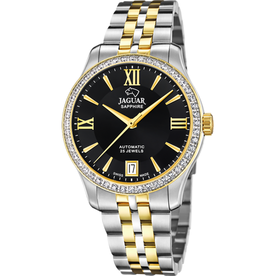 Zwarte Dames zwitsers horloge JAGUAR HÉRITAGE. J998/2
