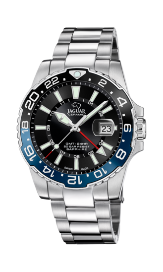 Blue JAGUAR CERAMIC GMT men's watch,  J1011/4