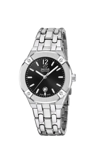 Reloj suizo JAGUAR DIPLOMATIC para mujer, color Negro J1016/3