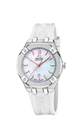 Swiss watch JAGUAR DIPLOMATIC for women, Pearlescent white. J1017/1