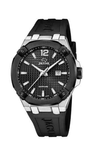 Zwarte Heren zwitsers horloge JAGUAR DIPLOMATIC. J1019/2