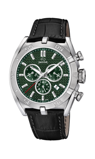 Groene Heren zwitsers horloge JAGUAR EXECUTIVE. J857/7
