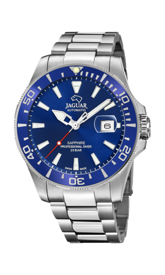 Reloj suizo JAGUAR PRO DIVER Automático para hombre azul J886/1