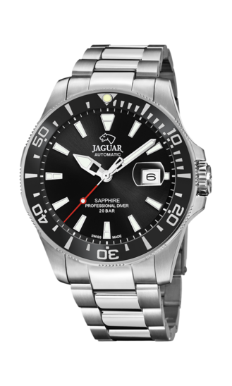 Zwarte Heren automatisch horloge JAGUAR AUTOMATIC COLLECTION. J886/3