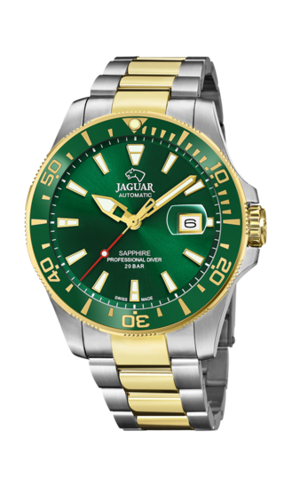JAGUAR PRO DIVER Automatic men's watch, Green. J887/2