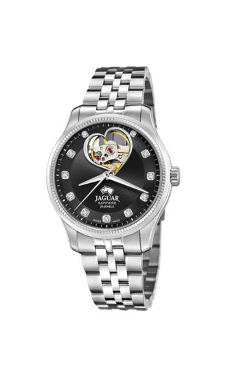 Zwarte Dames zwitsers horloge JAGUAR CŒUR. J994/3